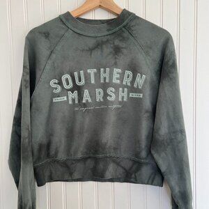 Southern Marsh Seawash Sierra Sweatshirt Burnt Sage Women's Size XS 100%‎ cotton